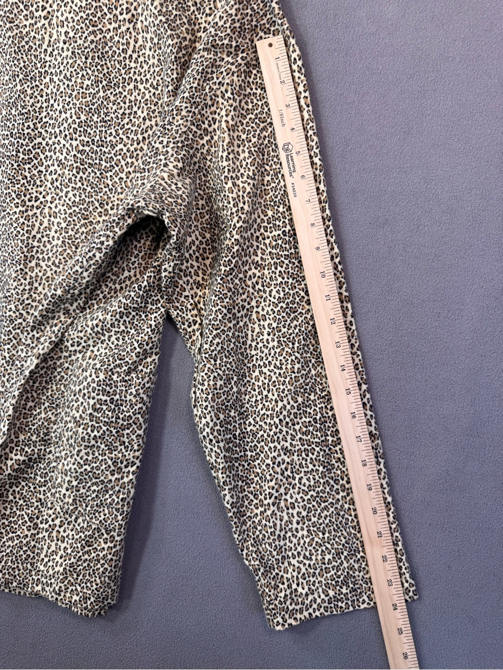 Vintage 90’s P.J. Salvage Women’s Leopard Print Pajama Set, 100% Cotton, XL - Picture 12 of 16